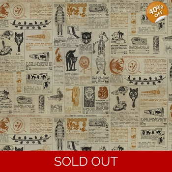 REMNANT - Tim Holtz - Regions Beyond - Masquerade - Multi - 83cm